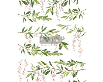 Redesign With Prima Decor Transfers Spring Branch 24"x35" Rub On Transfers For Furniture Furniture Decals Transfers Furniture Transfers
