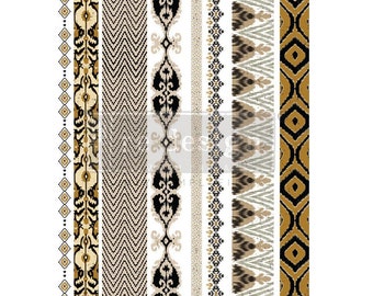 Redesign With Prima Decor Transfers Exoticborders 24"x35" Rub On Transfers For Furniture Furniture Decals Transfers Furniture Transfers