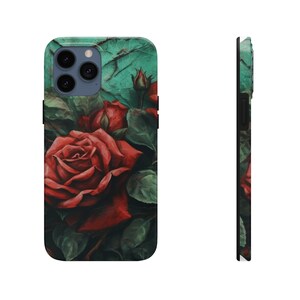 Rose iphone case rose on iphone artistic roses phone case floral print phone case home décor office décor rosesFloral_07_Tough Phone Cases