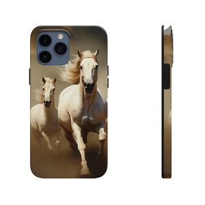 Running horses iphone case horse phone art animal phone case horse running phone case horses galloping iphone case _02_Tough Phone Cases