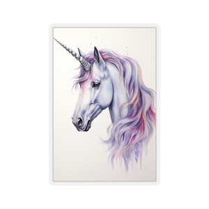 Unicorn sticker fantasy unicorn sticker white horses gift sticker unicorn love Unicorn_06_Kiss-Cut Stickers