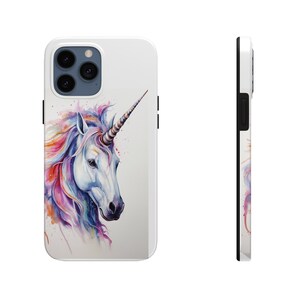 Unicorn phone case fantasy unicorn phone white horses gift phone case unicorn love Unicorn_03_Tough Phone Cases