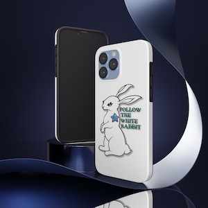 White Rabbit phone case girl iphone case matrix phone case fantasy rabbit phone case follow the white rabbit WhiteRabbit_01_Phone Cases