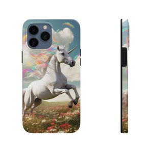 Unicorn phone case fantasy unicorn phone white horses gift phone case unicorn love Unicorn_05_Tough Phone Cases
