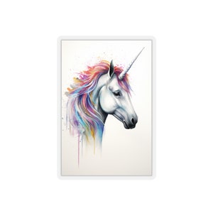 Unicorn sticker fantasy unicorn sticker white horses gift sticker unicorn love Unicorn_02_Kiss-Cut Stickers