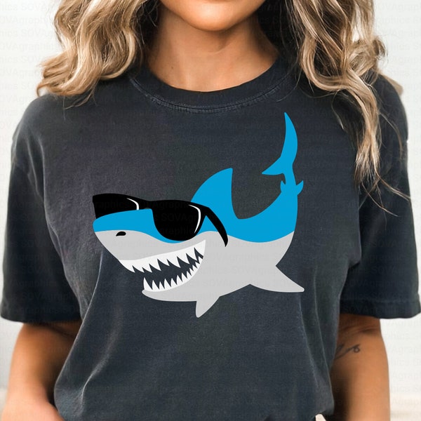 Shark Shirt - Etsy