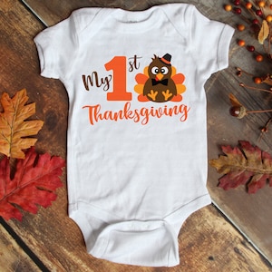 My First Thanksgiving svg, My 1st Thanksgiving svg, Turkey svg, Little Turkey svg, Baby Boy svg, dxf, png, Baby Shirt, Thanksgiving Shirt