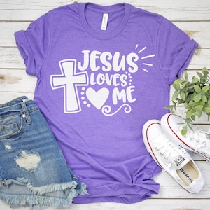 Jesus me ama svg, Páscoa svg, Cruz svg, cristão svg, religioso svg, João 3:16 svg, batismo svg, dxf, eps, camisa religiosa, arquivo cortado
