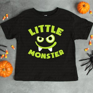 Monster SVG, Little Monster SVG, Halloween SVG, val SVG, kostuum SVG, jongens shirt design SVG, PNG, DXF, print, cut-bestand, Cricut, silhouet