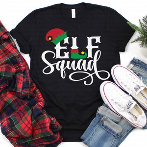Elf Squad svg, Elf svg, Christmas svg, Christmas Shirt svg, Christmas Squad svg, Funny Elf svg, dxf, Cut File, Silhouette, Cricut, Download