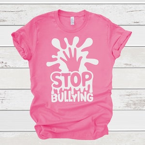 Arrêter l'intimidation svg, svg anti-intimidation, être gentil svg, svg gentillesse, chemise rose jour svg, dxf, png, impression, fichier de coupe, Cricut, Silhouette, télécharger