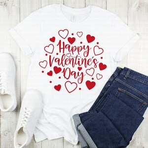 Feliz Día de San Valentín svg, Día de San Valentín svg, San Valentín svg, Corazón svg, Amor svg, dxf, png, Imprimir, Cortar archivo, Cricut, Silueta, Descargar