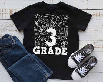 Third Grade svg, 3rd Grade svg, Back to School svg, First Day Of School svg, School svg, School Shirt for Kids, Printable, Cut File, Cricut