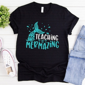 Lehre ist Mermazing svg, Vorschule svg, Back to School svg, Meerjungfrau svg, Lehrer svg, dxf, png, printable, geschnittene Datei, Silhouette, Cricut