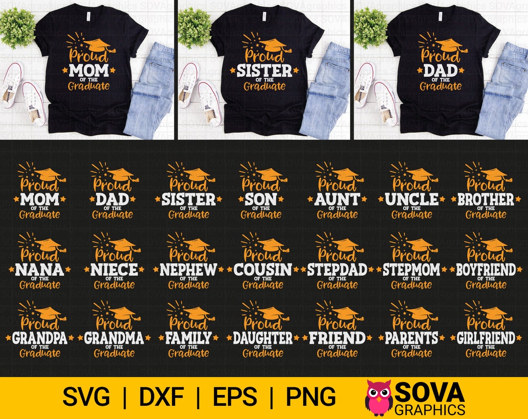 Proud of a 2024 Graduate Svg, Graduation Svg Bundle, Class of 2024 Svg ...
