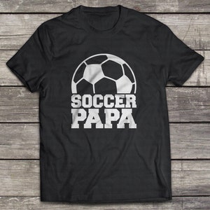 Soccer Papa svg, Fútbol svg, Soccer Fan svg, Sports Papa svg, dxf, png, eps, Camisa de fútbol Papa, Camisa de fútbol, Descargar, Imprimible, Cortar archivo