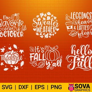 Automne svg Bundle, Automne svg Design, Automne svg Bundle, Automne svg, Fall Saying svg, Fall Shirt Design, Imprimable, Cut File, Cricut, Télécharger