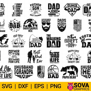 Vatertag svg Bundle, Papa svg, Daddy svg, svg, dxf, png, eps, jpg, Printdateien, Schneidedateien, Cricut, Silhouette, digitaler Download, Clipart