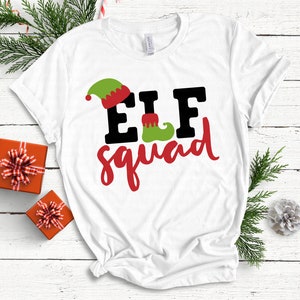 Elf Squad svg, Elf svg, Christmas svg, Santa Squad svg, Elf Hat svg, Christmas Shirt, Print, Cut file, Cricut, Silhouette, Digital download