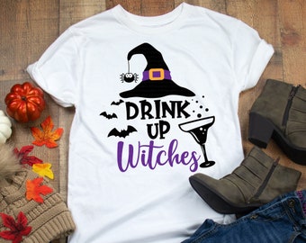 Drink Up Witches svg, Witch svg, Halloween Party svg, Halloween svg, Women Halloween svg, dxf, eps, png, Print, Cut File, Cricut, Silhouette