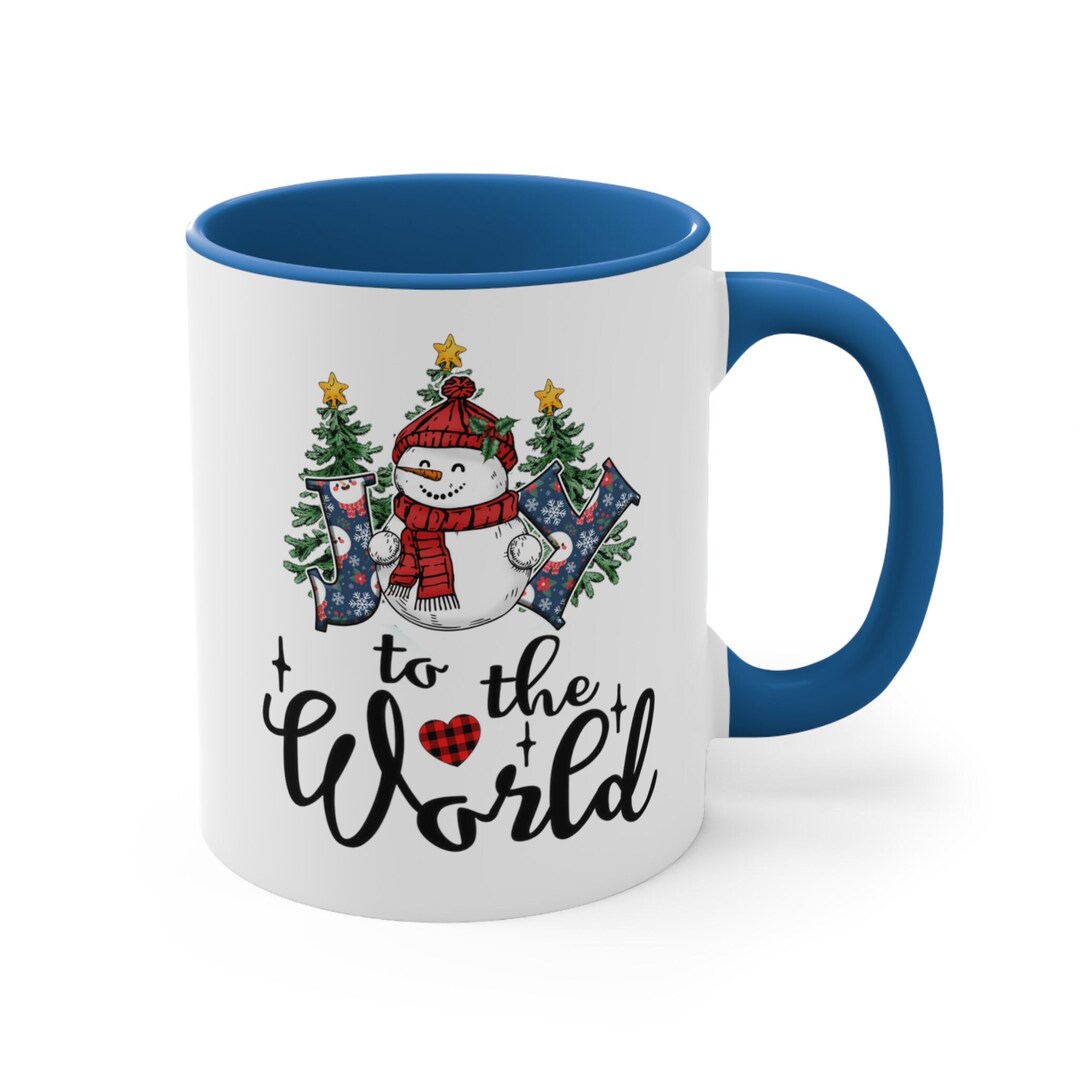 Cottagecore Christmas Snowman Mug, Season of Joy, Office Secret Santa