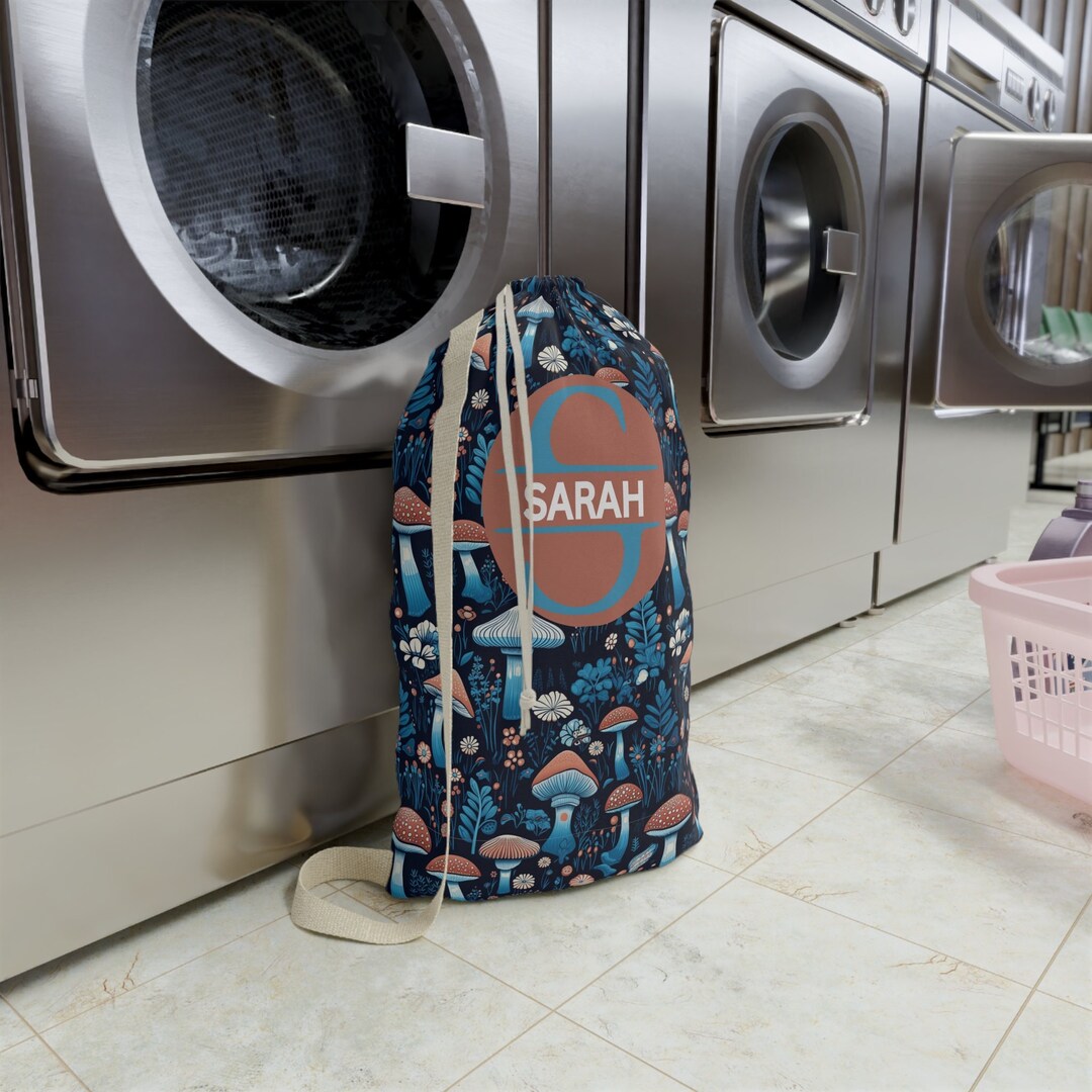 Personalized Laundry Bag College Monogrammed Laundry Bag Etsy
