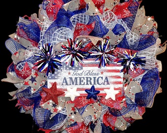Flag wreath