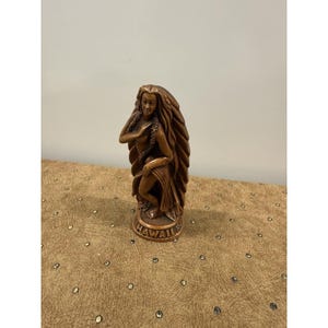 Vintage 1980 Coco Joe's Hawaiian Hula Dancer Hapa Wood Figurine Souvenir Hawaii