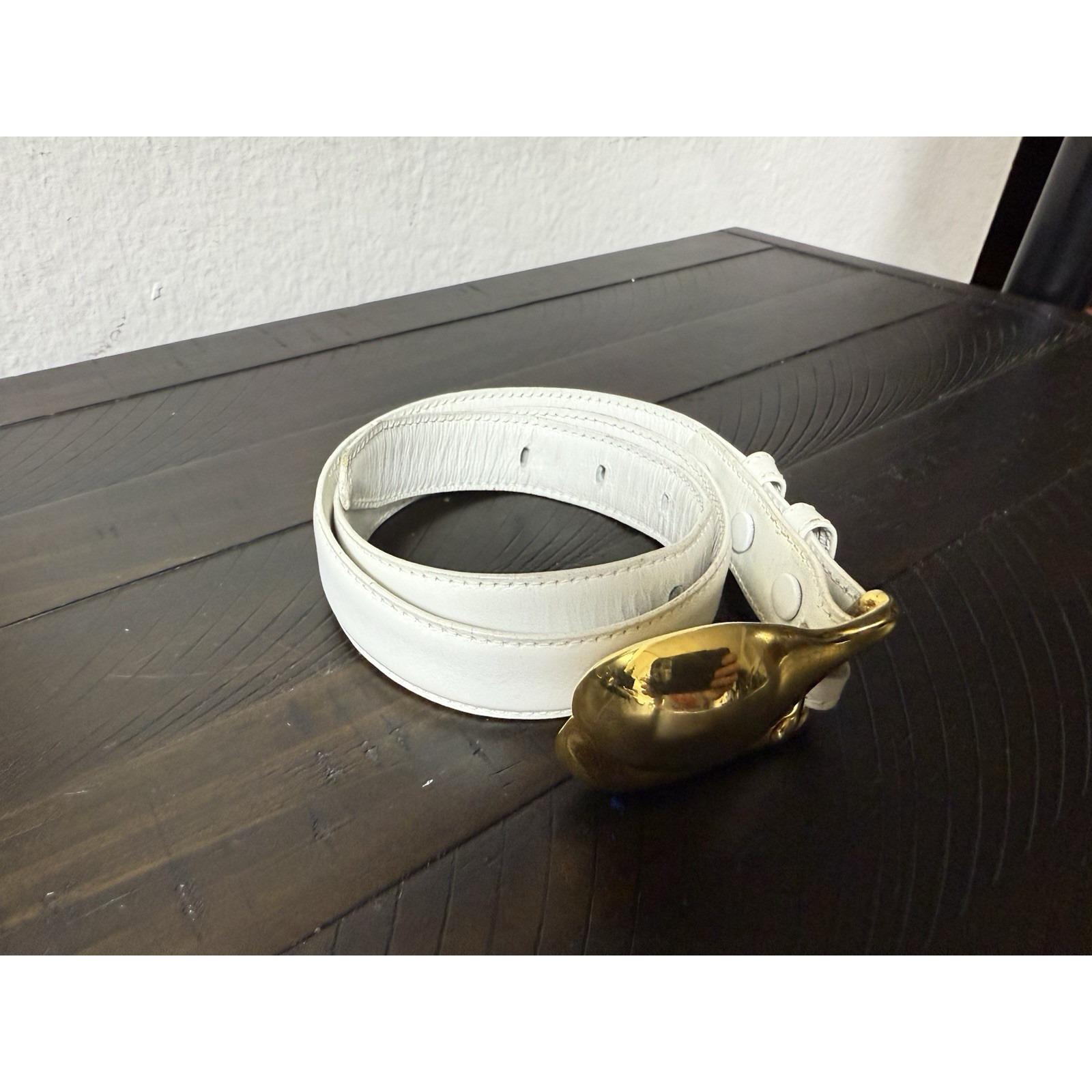 Belt Ilana Goor Vintage Ilana Goor (artist) Lizard/Cowhide Cherry... | Depop main image 3