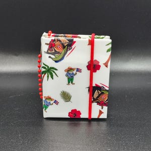 Llavero portanotas adhesivas mini de Puerto Rico