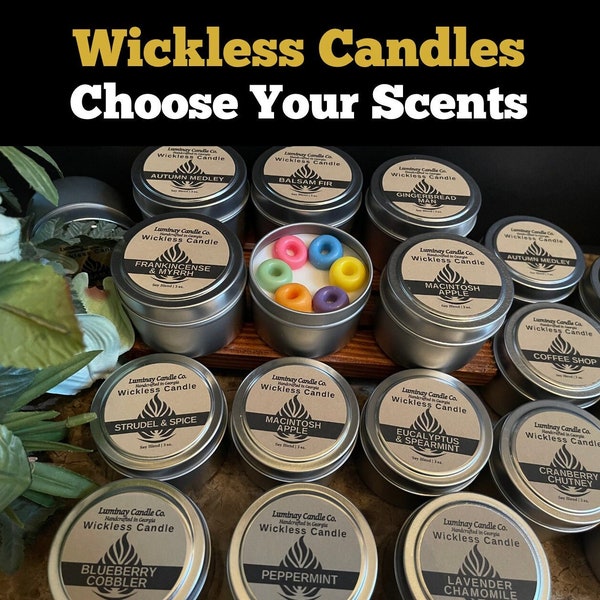 Wickless Candles| Premium Soy Blend Wickless Candles | Wickless Candles for Warmer/Melter | Scented Wickless Candles | Gift