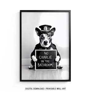 Greyhound Wall Art, Greyhound Toilet Print, Greyhound Poster, Funny Bathroom Decor, Greyhound Print, Dog Art, Dog Gift, Printable, DIGITAL