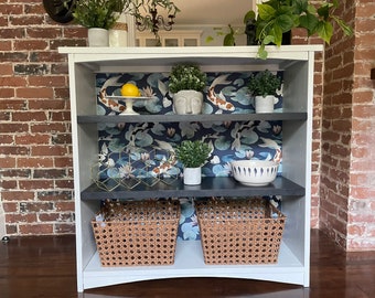 Solid oak bookcase