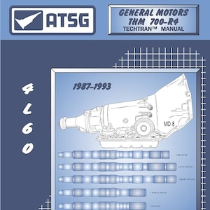 THM 700-R4 (4L60) トランスミッション サービス修理再構築マニュアル ATSG 1982-1993