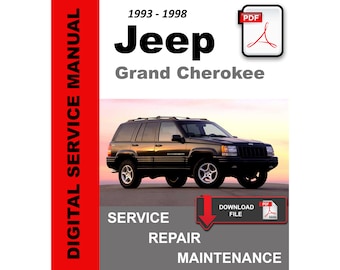 Jeep Grand Cherokee 1993 - 1998 Service Repair Workshop