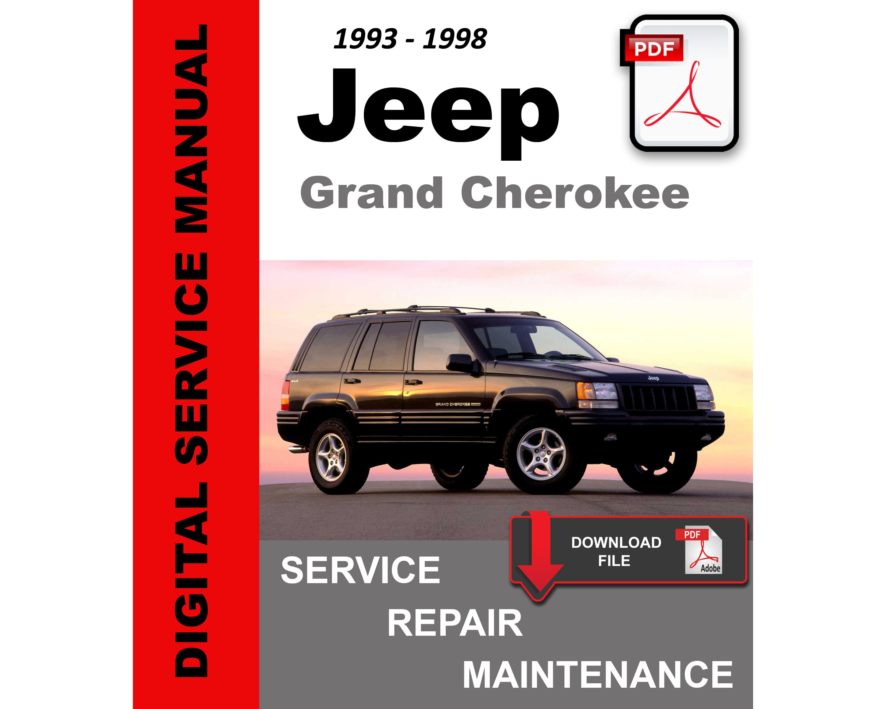 Jeepグランドチェロキー1993~1998年全モデルヘインズ 修理