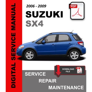 スズキ SX4 2006 2007 2008 2009 サービス修理工場メンテナンスマニュアル