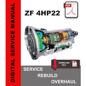 ZF4HP22 Transmission Service Repair Rebuild Manual