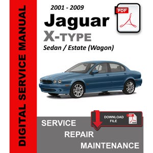 Manuale di manutenzione e riparazione dell&#39;officina Jaguar X-Type 2001-2009 + schemi elettrici
