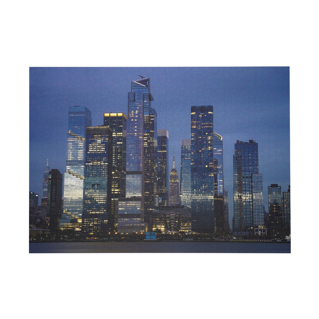 Manhattan Photo Puzzle New York City Souvenir Gift 1000 Piece Jigsaw - Etsy
