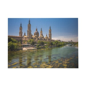 Zaragoza Puzzle Jigsaw Spain Puzzle 500 Piece 1014 Piece Travel Puzzle Gift