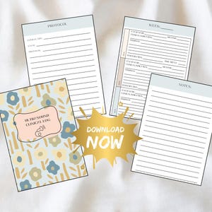 Ultrasound log book Ultrasound clinical log book Digital log Printable log book Ultrasound student clinical book Sonography student clinical