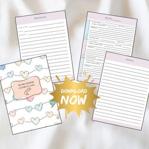 Ultrasound log book Ultrasound clinical log book Digital log Printable log book Ultrasound student clinical book Sonography student clinical