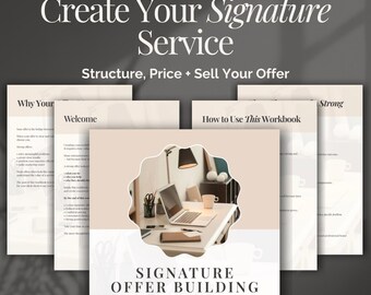 Digital Service Workbook Template Customizable Canva Business Package Planner Guide Consultant Pricing Strategy Toolkit Start Up Business