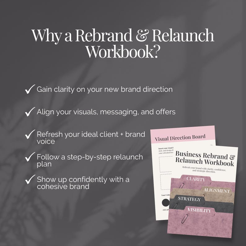 Digital Brand Workbook Template Canva Branding Kit Business Rebrand ...