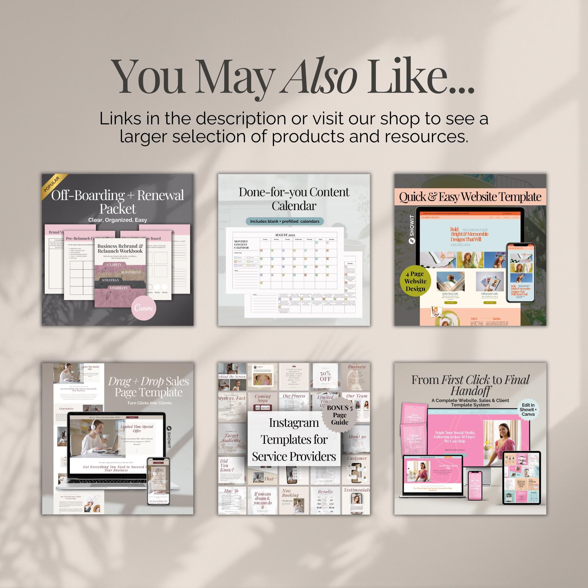 Digital Brand Workbook Template Canva Branding Kit Business Rebrand ...