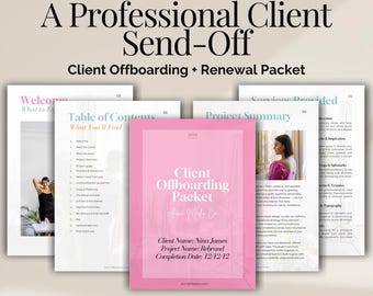 Client Offboarding Template Business Document Project Summary Service Template Digital Download Professional Package Client Renewal Guide