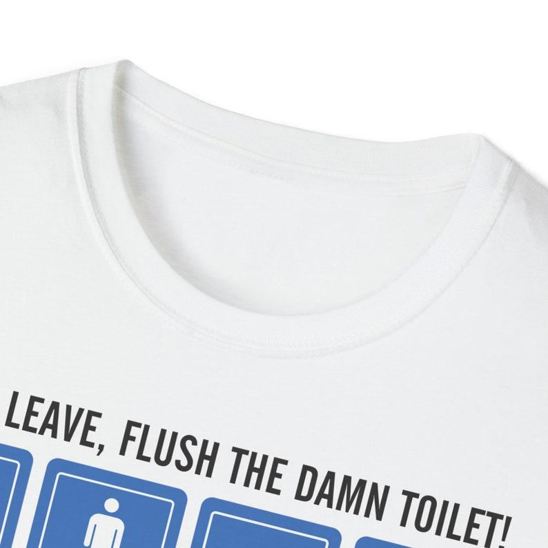 Funny Toilet Sign T-shirt Restroom Sign Bathroom Signs - Etsy