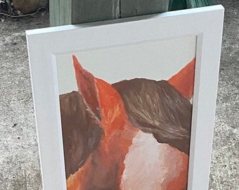 Original Painting • Red Horse Named Manny