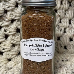 Mit Pumpkin Spice angereicherter Rohrzucker